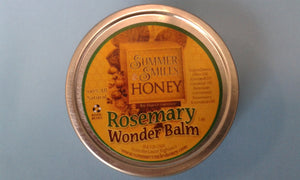 Rosemary Wonder Balm New 1 oz. size made by Summer Smiles Honey Farm