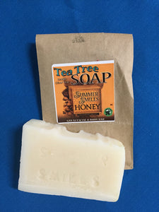 Tea Tree Soap made by Summer Smiles Honey Farm
