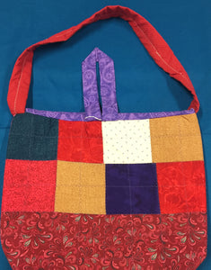 Red Paisley Quilted Purse Totes made by Brenneman's Quilt & Sew