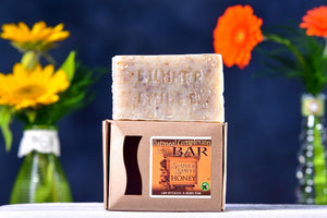 Oatmeal Complexion Bar Soap made by Summer Smiles Honey Farm