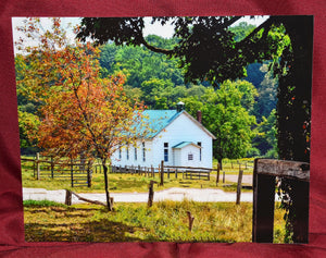 Photo of "Amish School" on Foam Core, Photographed by Carol Saylor