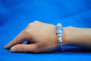 Joy Beadz Bracelet in Pink & Blue