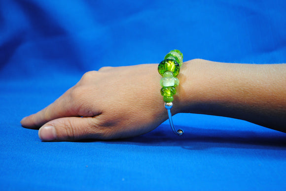 Joy Beadz Bracelet in Green